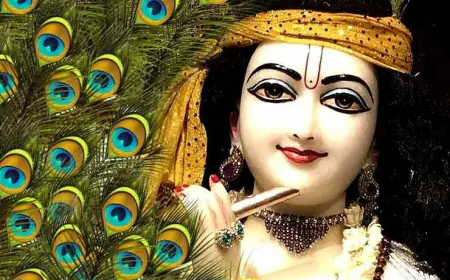 मोरपंख के प्रति श्री कृष्ण की प्रीत