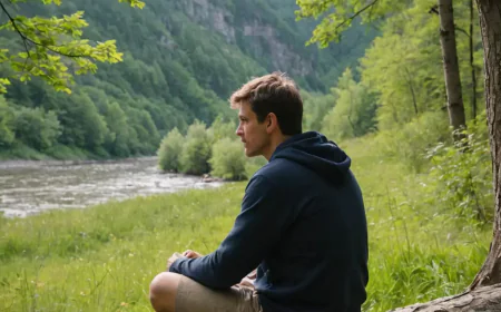 ठहरा हुआ आदमी