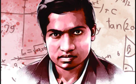 श्रीनिवास रामानुजन एक महान गणितज्ञ