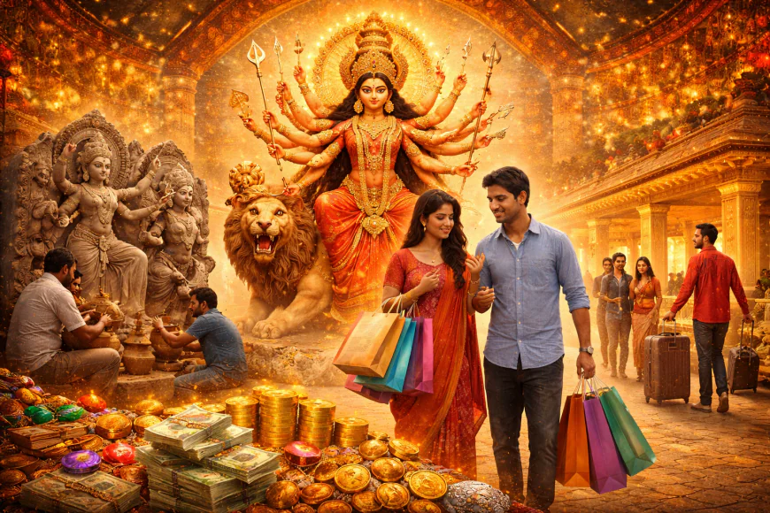 दुर्गा पूजा के आर्थिक महत्व