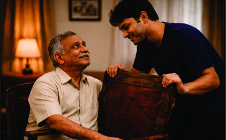 “बाबूजी की कुर्सी : विरासत, स्मृतियाँ और पिता की अदृश्य गोद”