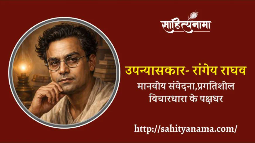मानवीय संवेदना,प्रगतिशील विचारधारा के पक्षधर उपन्यासकार- रांगेय राघव