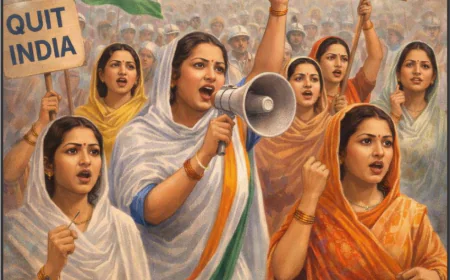 भारत छोड़ो आन्दोलन  में महिलाओं की भूमिका