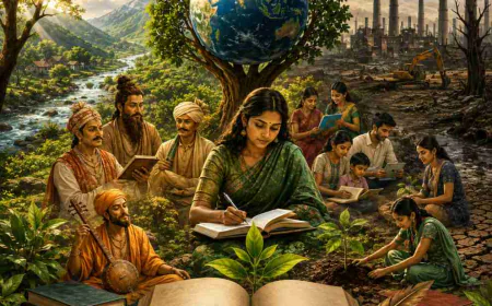 पर्यावरणीय शिक्षा और सतत विकास : हिन्दी साहित्य  के विशेष संदर्भ में एक विश्लेषणात्मक अध्ययन