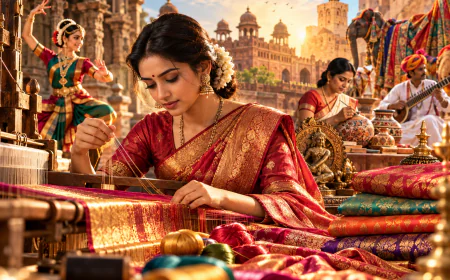 रेशम के धागों में बसी भारतीय संस्कृति
